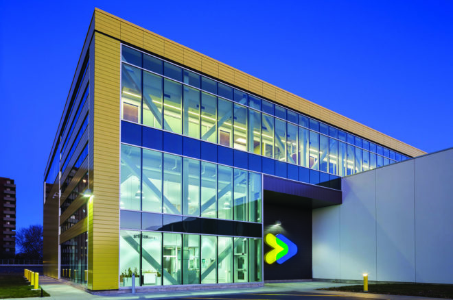 Stinson Transport Center, Lemay, Céragrès, air pollution, air purification, transport center, cladding, green architecture, green facade, ceramic facade, ventilated facade, LEED Gold, LEED certification