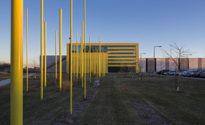 Stinson Transport Center, Lemay, Céragrès, air pollution, air purification, transport center, cladding, green architecture, green facade, ceramic facade, ventilated facade, LEED Gold, LEED certification