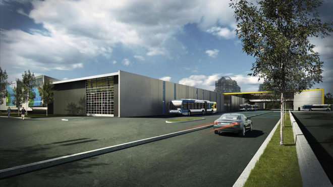 Stinson Transport Center, Lemay, Céragrès, air pollution, air purification, transport center, cladding, green architecture, green facade, ceramic facade, ventilated facade, LEED Gold, LEED certification