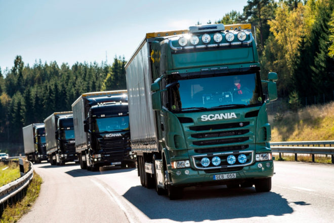 automated vehicles, partly automated vehicles, automated trucking, truck platooning, netherlands, sweden, denmark, germany, belgium