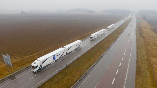 automated vehicles, partly automated vehicles, automated trucking, truck platooning, netherlands, sweden, denmark, germany, belgium