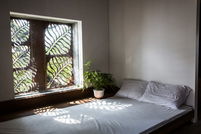 Nishizawa Architects, Thong House, Saigon, Vietnam, concrete, wood, Vietnamese architecture, natural lighting, green architecture, natural ventilation, flexible spaces