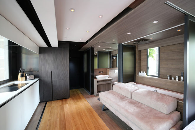 Small Home Smart Home by LAAB Architects, Small Home Smart Home, LAAB, LAAB Architects, Otto Ng, tiny home, small home, microflat, transformable home, living room