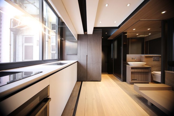 Small Home Smart Home by LAAB Architects, Small Home Smart Home, LAAB, LAAB Architects, Otto Ng, tiny home, small home, microflat, transformable home, kitchen