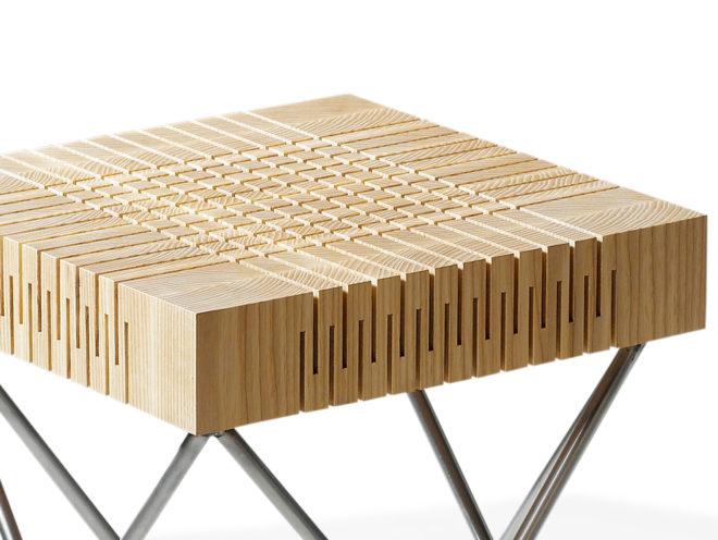 dutch design, Milan Design Week, fuorisalone, Carolien Laro, stool, wood, wood design, chair, cnc cut, cnc cut wood, "design netherlands", spring wood, Milan Furniture Fair