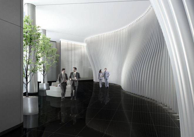 Wuhan Greenland Center, green tower, glass tower, China, world's tallest building, supertall buildings, Adrian Smith + Gordon Gill Architecture, glass facade glass tower, mixed use buildings, greywater reuse, energy-efficient lighting