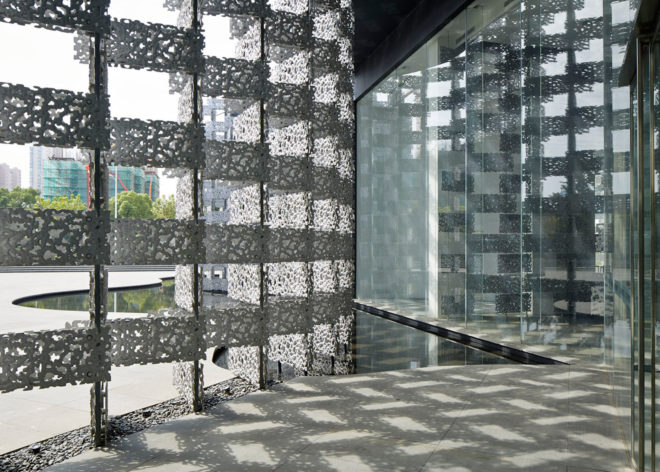 Wuxi Vanke, Wuxi Vanke by Kengo Kuma, adaptive reuse Chinese architecture, Wuxi architecture, Taihu stone, Taihu stone inspired architecture