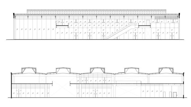 Wuxi Vanke, Wuxi Vanke by Kengo Kuma, adaptive reuse Chinese architecture, Wuxi architecture, Taihu stone, Taihu stone inspired architecture