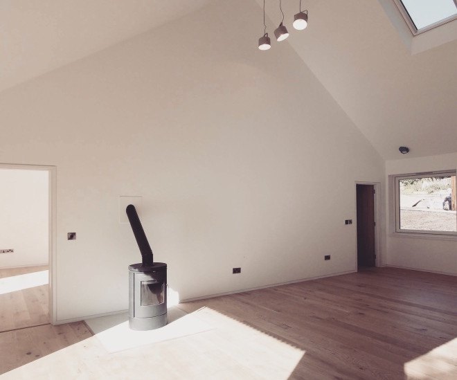 Blakeburn Cottage by A449 Architects, scorched larch facade, Scottish architecture, RIAS RIBA Awards 2016 shortlist, Blakeburn refurbishment, Satire Society Housing Design Awards 2016