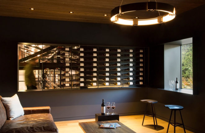 Brecon Estate Winery, green renovation, winery, AIASF Design Award, Aidlin Darling Design, natural materials, rain screens, wine tasting, green architecture, pocketing doors, cedar