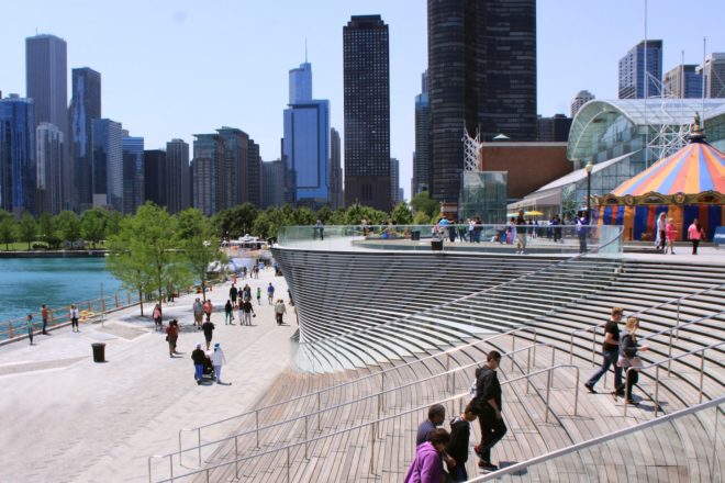 Navy Pier by James Corner Field Operations, Chicago Navy Pier redevelopment, Navy Pier SITES, Chicago Navy Pier Centennial vision,
