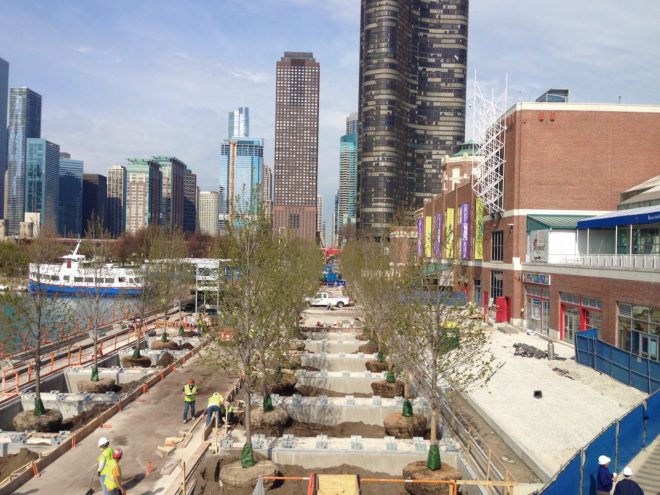 Navy Pier by James Corner Field Operations, Chicago Navy Pier redevelopment, Navy Pier SITES, Chicago Navy Pier Centennial vision,