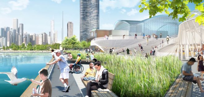 Navy Pier by James Corner Field Operations, Chicago Navy Pier redevelopment, Navy Pier SITES, Chicago Navy Pier Centennial vision,