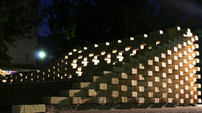 Khayyam University architecture, Khayyam University architecture student work, GIRIH BRICK by Khayyam University, brick land art