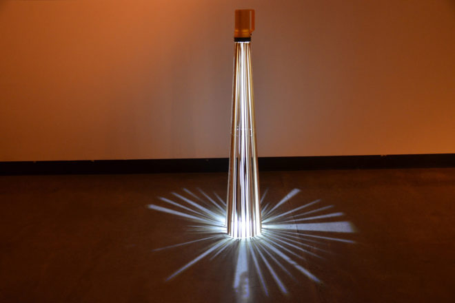 Manoa’s School of Architecture, Lamphouse Installation, art installation, Honolulu, lamp shade design, interactive installation, Hawaii, green design, Hongtao Zhou