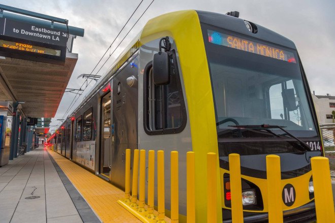Los Angeles, Santa Monica, public transportation, Metro, Metro Expo Line, light rail, train, GoSaMo