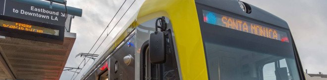 Los Angeles, Santa Monica, public transportation, Metro, Metro Expo Line, light rail, train, GoSaMo