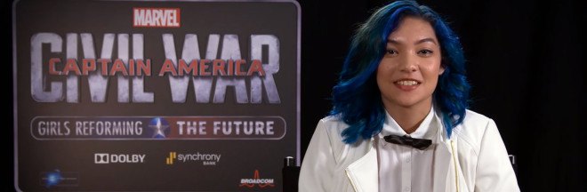 stem, marvel, marvel captain america civil war challenge, robot, seeing eye robot, maia dua, california, teen inventor, teen inventors