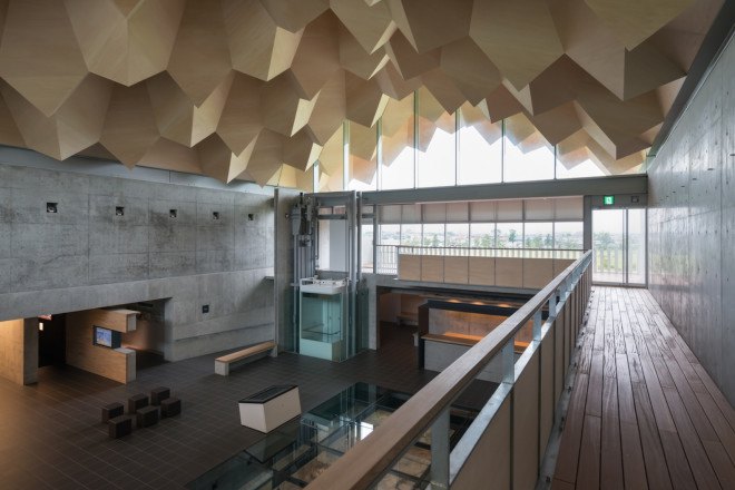 Fukushimashi architecture, Miyahata Jōmon Museum by Furuichi and Associates, history museum architecture, prehistoric Japanese museum, Jōmon Museum, Jōmon culture,