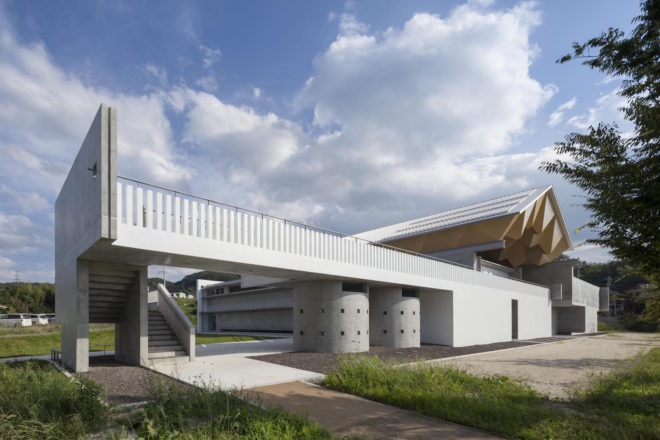 Fukushimashi architecture, Miyahata Jōmon Museum by Furuichi and Associates, history museum architecture, prehistoric Japanese museum, Jōmon Museum, Jōmon culture,