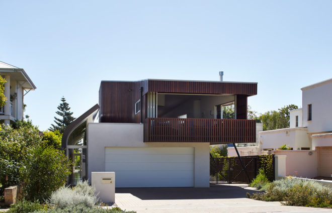 Mosman Bay House, iredale pedersen hook architects, naturally weathering materials, natural ventilation, natural cooling, Australia, green architecture, swimming pool, garden, natural materials, timber facade, passive heat gain