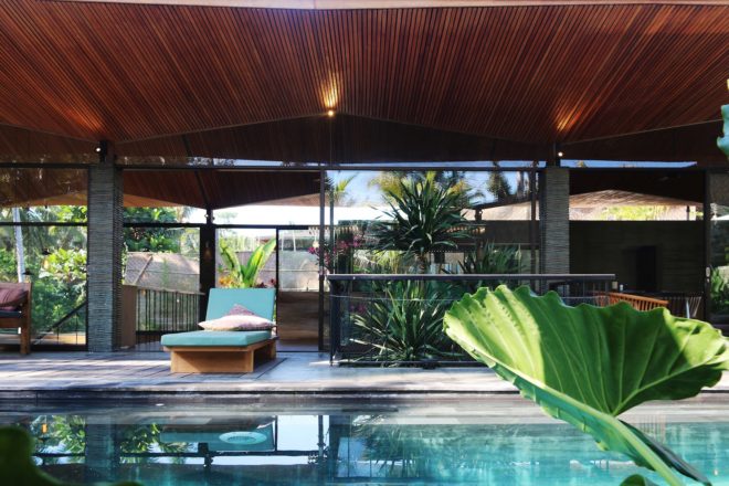 Origami House by Alexis Dornier, Bali architecture by Alexis Dornier, naturally ventilated tropical housing, contemporary tropical housing in Bali