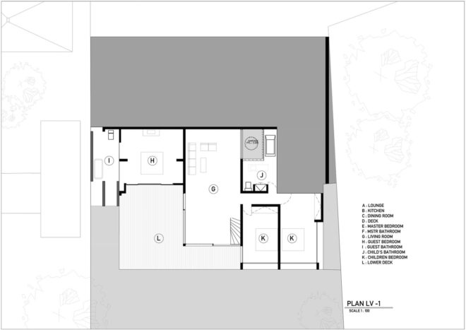 Origami House by Alexis Dornier, Bali architecture by Alexis Dornier, naturally ventilated tropical housing, contemporary tropical housing in Bali