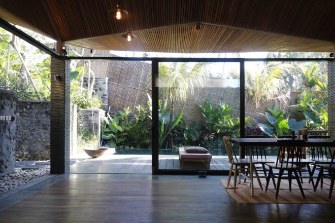 Origami House by Alexis Dornier, Bali architecture by Alexis Dornier, naturally ventilated tropical housing, contemporary tropical housing in Bali