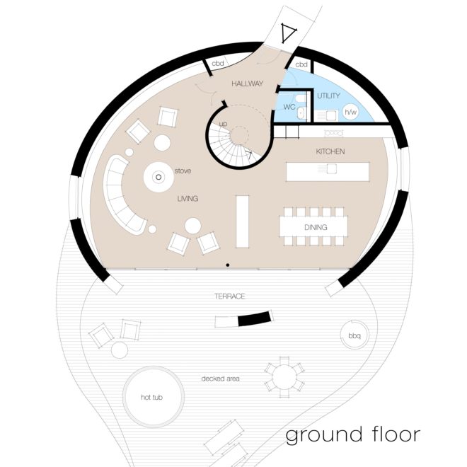 Architecture, sustainable design, passivhaus, passivpod, eco tourism accommodation, off grid home, holiday home, zero carbon holiday home, luxury holiday home, virgin voom competition, sustainable living, prefabricated housing, prefab housing, koru architects,