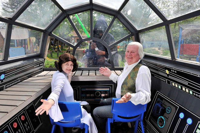 2016 Shed of the Year, Shed of the Year, Cuprinol, Uncle Wilco, competition, shed, sheddies, shed design, shed architecture, design, architecture, United Kingdom, Star Wars, Millennium Falcon