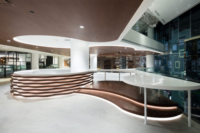 thailand, bangkok, siam discovery, nendo, shopping mall, retail center, department store, atriums, stacked boxes, commercial renovations
