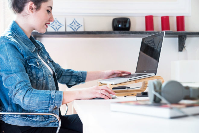 sled, laptop stand, portable laptop stand, wooden laptop stand, eco laptop stand, green laptop stand, green design, eco design, green products, indiegogo sled