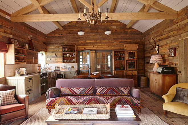 Michaelis Boyd, Soho House, Soho Farmhouse, England, countryside retreat, green retreat, London, private club, green architecture, infinity pool, communal spaces, mezzanine, sauna, kids playground, cabins