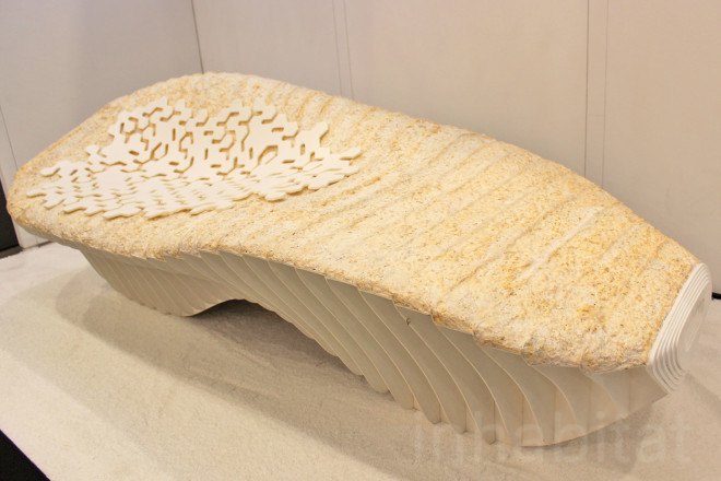 nycxdesign, terreform one, mushroom chair, mushroom furniture, icff, international contemporary furniture fair, nycxdesign, eco design, sustainable design, green design, ecovative, biodegradable furniture, mushroom chaise, mycoform