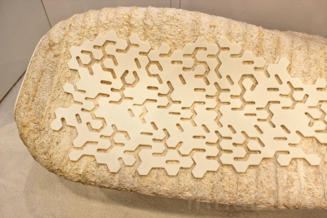 nycxdesign, terreform one, mushroom chair, mushroom furniture, icff, international contemporary furniture fair, nycxdesign, eco design, sustainable design, green design, ecovative, biodegradable furniture, mushroom chaise, mycoform