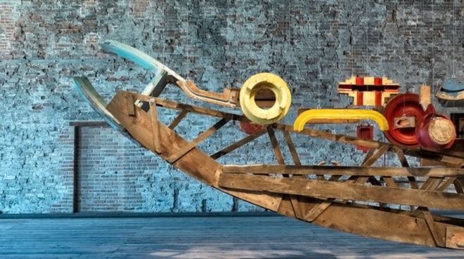 Turkish Pavilion, Venice Biennale 2016, Venice Architecture Biennale, temporary pavilion, reused materials, recycled furniture, green design, Turkey, Istanbul, green architecture