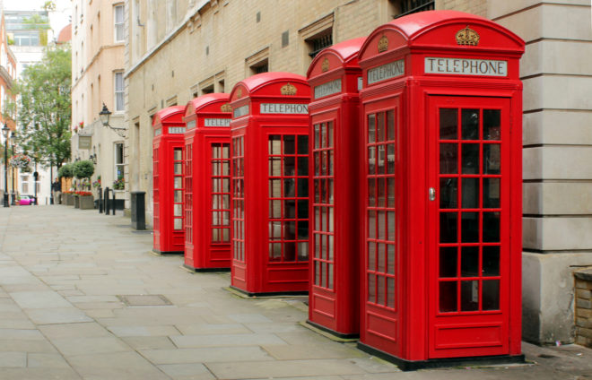 UK, Britain, telephone box, telephone booth, telephone boxes, telephone booths, Bar Works, Pod Works, co-working space, London