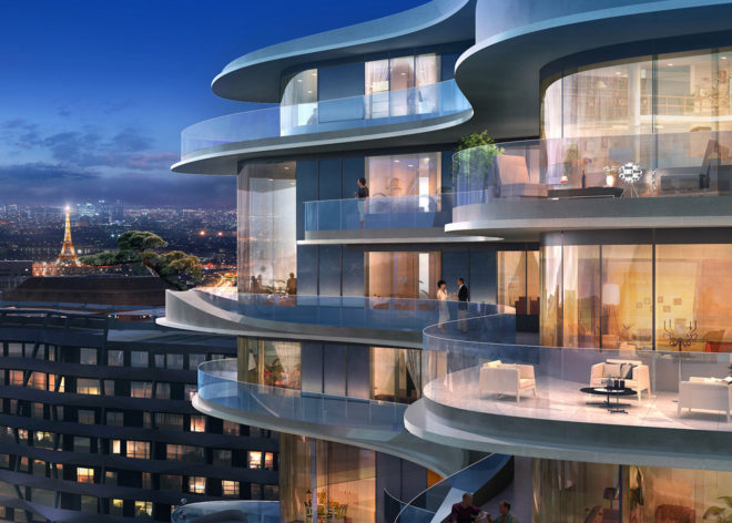 UNIC by MAD Architects, UNIC by Accueil-Biecher Architectes, Clichy-Batignolles new architecture, sinuous architecture,