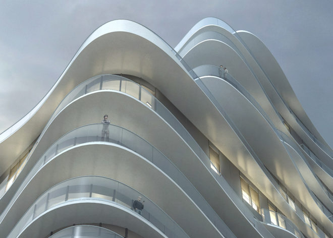 UNIC by MAD Architects, UNIC by Accueil-Biecher Architectes, Clichy-Batignolles new architecture, sinuous architecture,