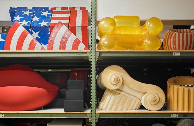 Herzog & de Meuron, Vitra Campus, Vitra Schaudepot, furniture design, design museum, furniture exhibition, 3d printed objects, temporary exhibition, green architecture, pitched roof, exhibition space