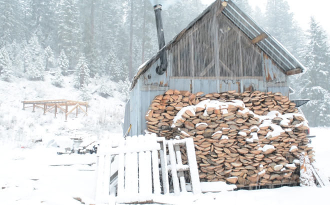 Pure Living For Life, off grid, off grid cabin, reader submitted content, reclaimed materials, cabin built from reclaimed materials