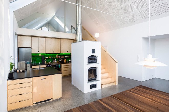 Øvre Tomtegate 7, farmhouse, green extension, Norway, Link Arkitektur, renovated farmstead, gable-roofed, Kebony, sustainable wood, natural light, green renovation, green architecture