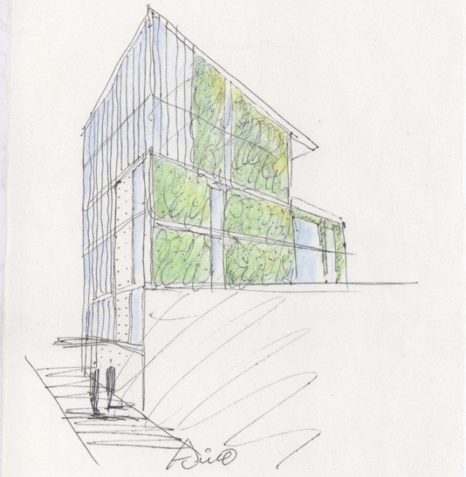 tadao ando, 152 elizabeth street, luxury condos, condominiums, living wall, nyc's largest living wall, nyc's largest residential green wall, largest green wall, Gabellini Sheppard Associates, M. Paul Friedberg and Partners, Sumaida + Khurana, landscape design, vertical garden