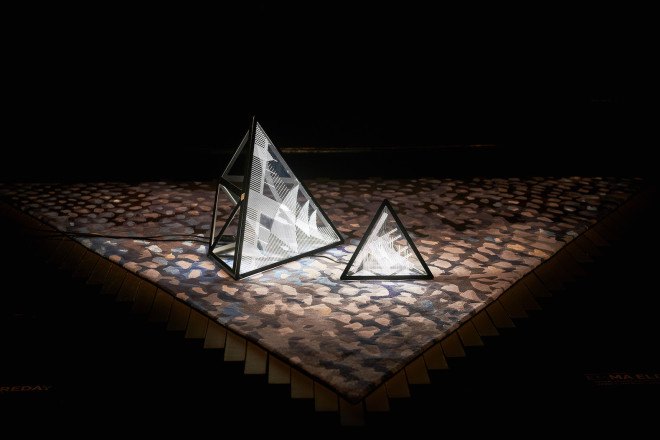 all around lamp, maria novozhilova, led, led lamp, led light, milan design week, milan design week 2016, local design australia, milan, sydney