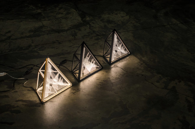 all around lamp, maria novozhilova, led, led lamp, led light, milan design week, milan design week 2016, local design australia, milan, sydney