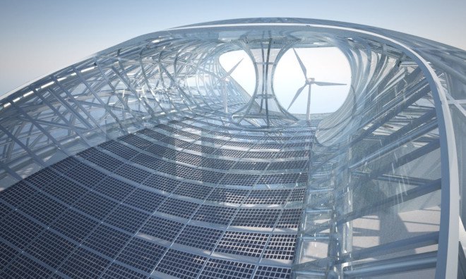 World Expo 2017, Expo City 2017, Adrian Smith + Gordon Gill Architecture, renewable energy, smart grid, green architecture, Kazakhstan Pavilion Expo 2017, solar power, wind power, water recycling, waste management system, clean energy