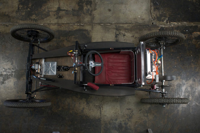 Austin Boulogne, Austin Boulogne Douglas Varey, Douglas Varey, Resolute, Resolute LED, Resolute lighting, go-karts, vintage go-kart, sustainable go-kart, eco-friendly go-kart, vintage racer, eco-friendly racer, sustainable materials, eco-friendly materials, sustainable design