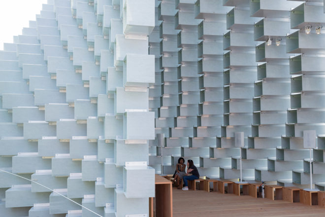 Serpentine Gallery Pavilion, Serpentine Galleries, Bjarke Ingels Group, Bjarke Ingels, architecture, design, pavilion, summer pavilion, fiberglass boxes