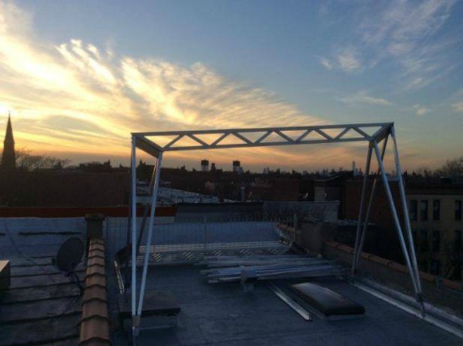 Brooklyn SolarWorks, solar canopy,brooklyn solar canopy, solar power nyc, solar power rooftops, solar panels brooklyn, brooklyn rooftops, solar power, green design, sustainable design, efficient energy, renewable energy