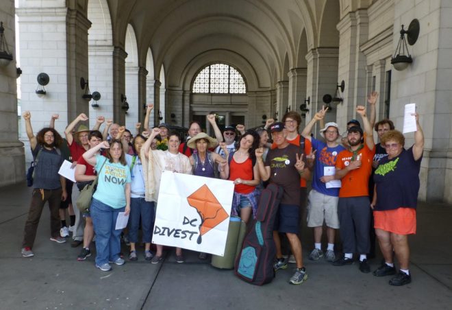Washington DC, divestment, fossil fuels, climate change, DC Divest